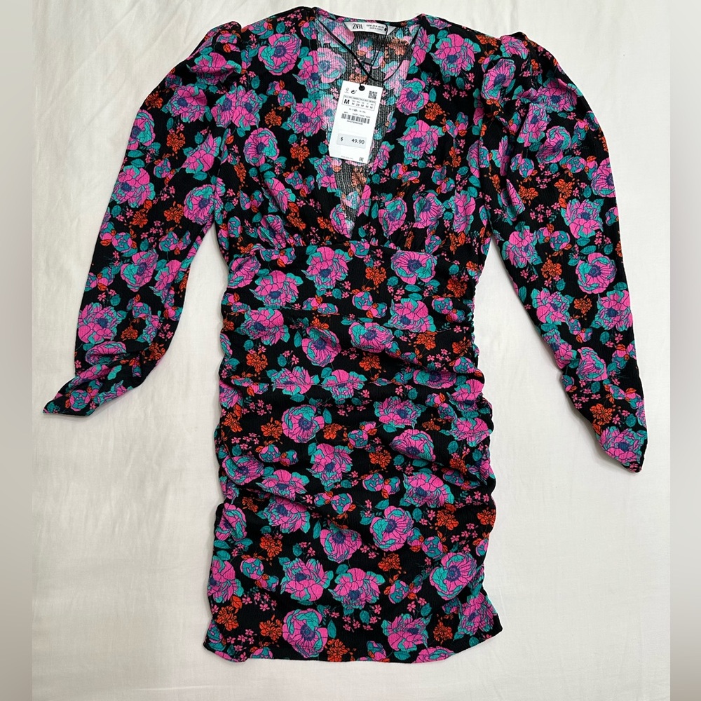 ZARA floral dress NEW